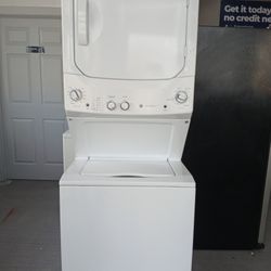 stacked gas washer and dryer  