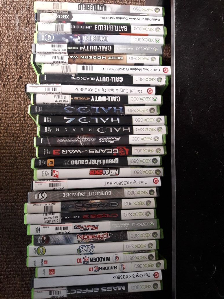 Xbox 360 with Accessories & Games