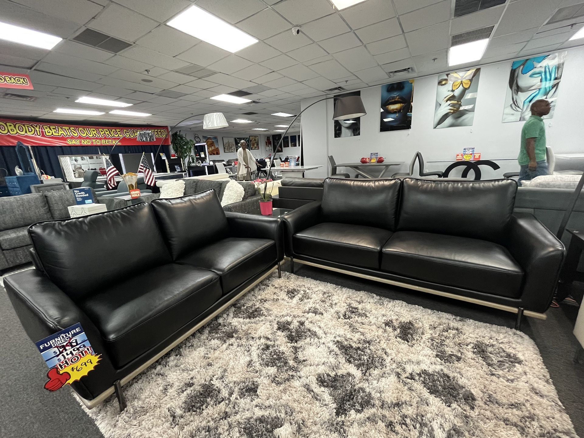 MODERN SOFA & LOVE SEAT ON LIQUIDATION