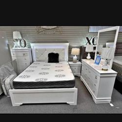 Brand New Complete LED Bedroom Set For $999