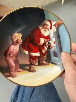 Coca Cola Plate Caught In The Act