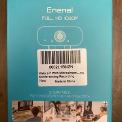 Full HD 1080P Webcam With Microphone Brand New 