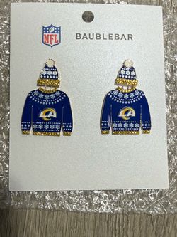 New Los Angeles Rams BaubleBar Women's Sweater Earrings