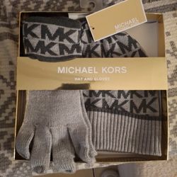 Michael Kors Hat & Gloves