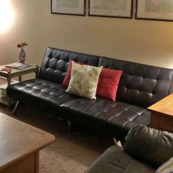 Brown Futon Couch
