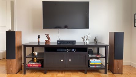 Copper Grove Rustavi Oak TV Stand (Mint Condition)