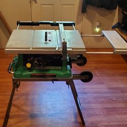 Hitachi C10FR 10" Table Saw W/ Rolling Stand