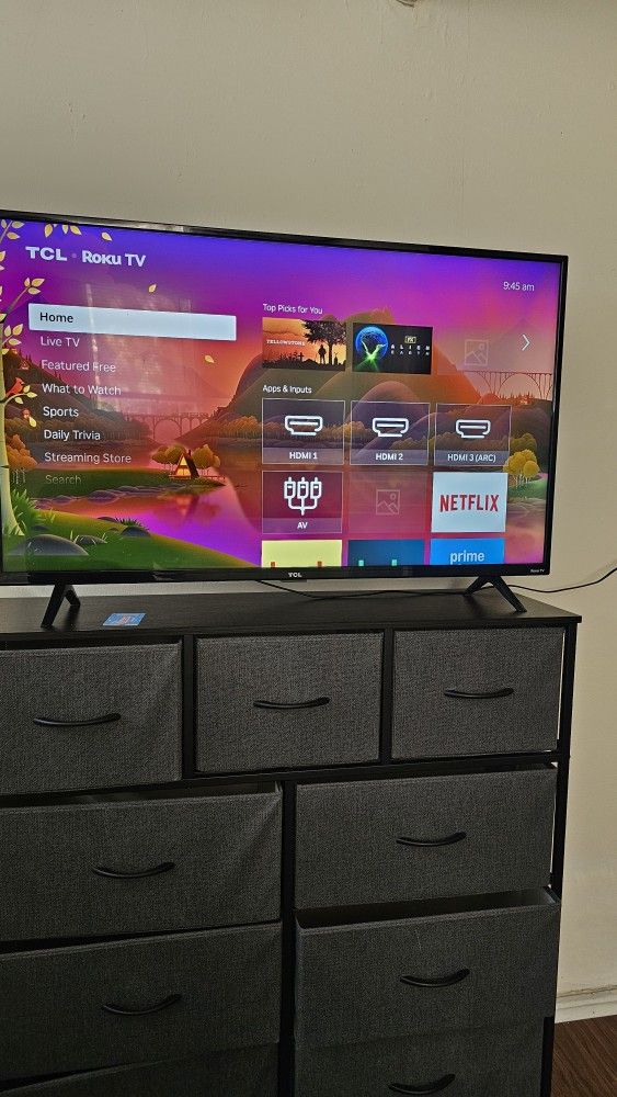 42" TCL Roku Tv