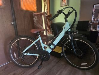 Electric Commuter Bike – Mint Green