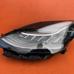 2017 2018 2019 2020 TESLA MODEL 3 LEFT DRIVER SIDE LED REFLECTOR HEADLIGHT OEM 