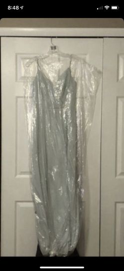 Mint green prom dress