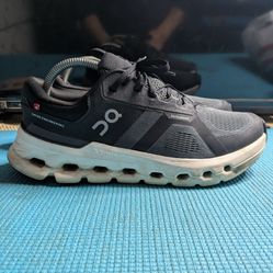 On Cloud Cloudrunner 2 Womens Size 9.5 Running Shoes Eclipse/Black No Insole