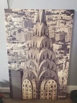 Chrysler Building Skyscraper Artwork 