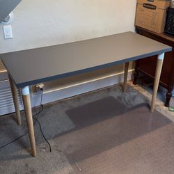IKEA Lagtaapen Desk Gray And Bamboo 