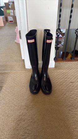 Hunter Tall Navy Women Boot