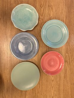 Ser Of Plates (different Brands)