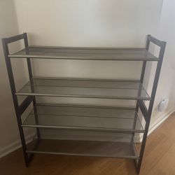 2 Stackable Shoe Rack 