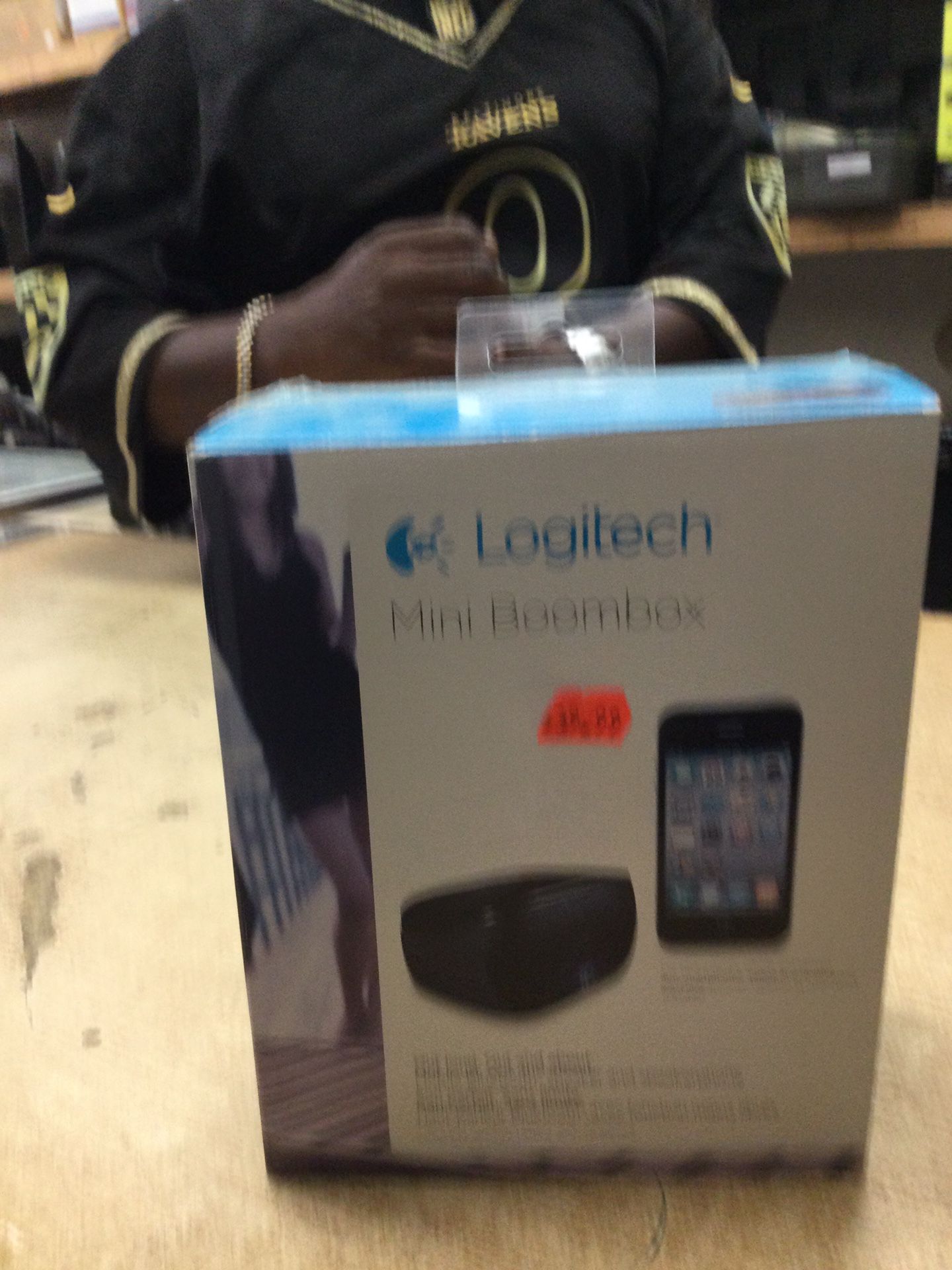 Logitech Mini Boombox for Smartphones, Tablets and Laptops - Black …..