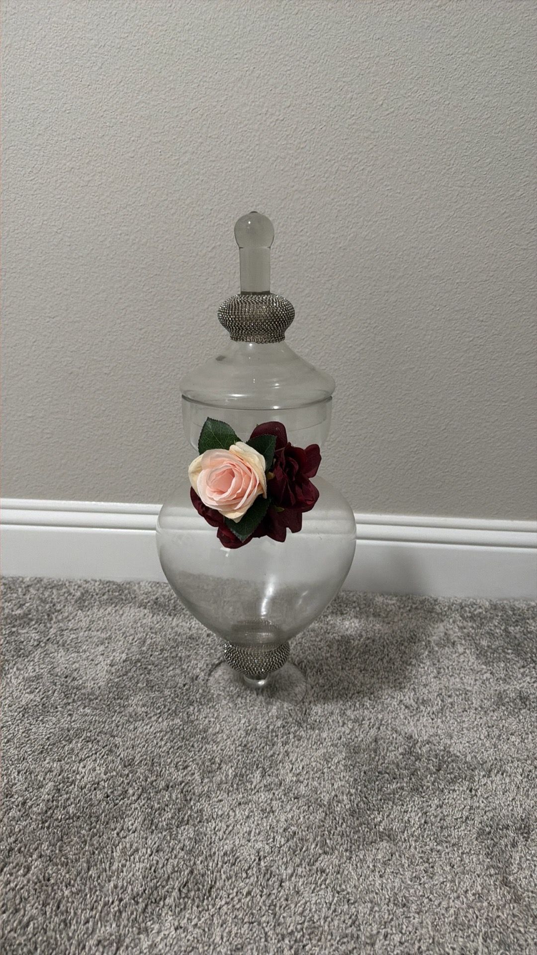 Glass decor vase