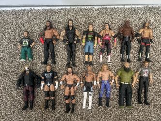 Wwe figures. Prices negotiable.