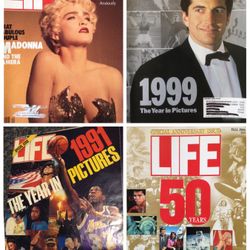 Vtg Life Magazines JFK Jr./ Madonna / 50 Year Special Issues (Various Prices)