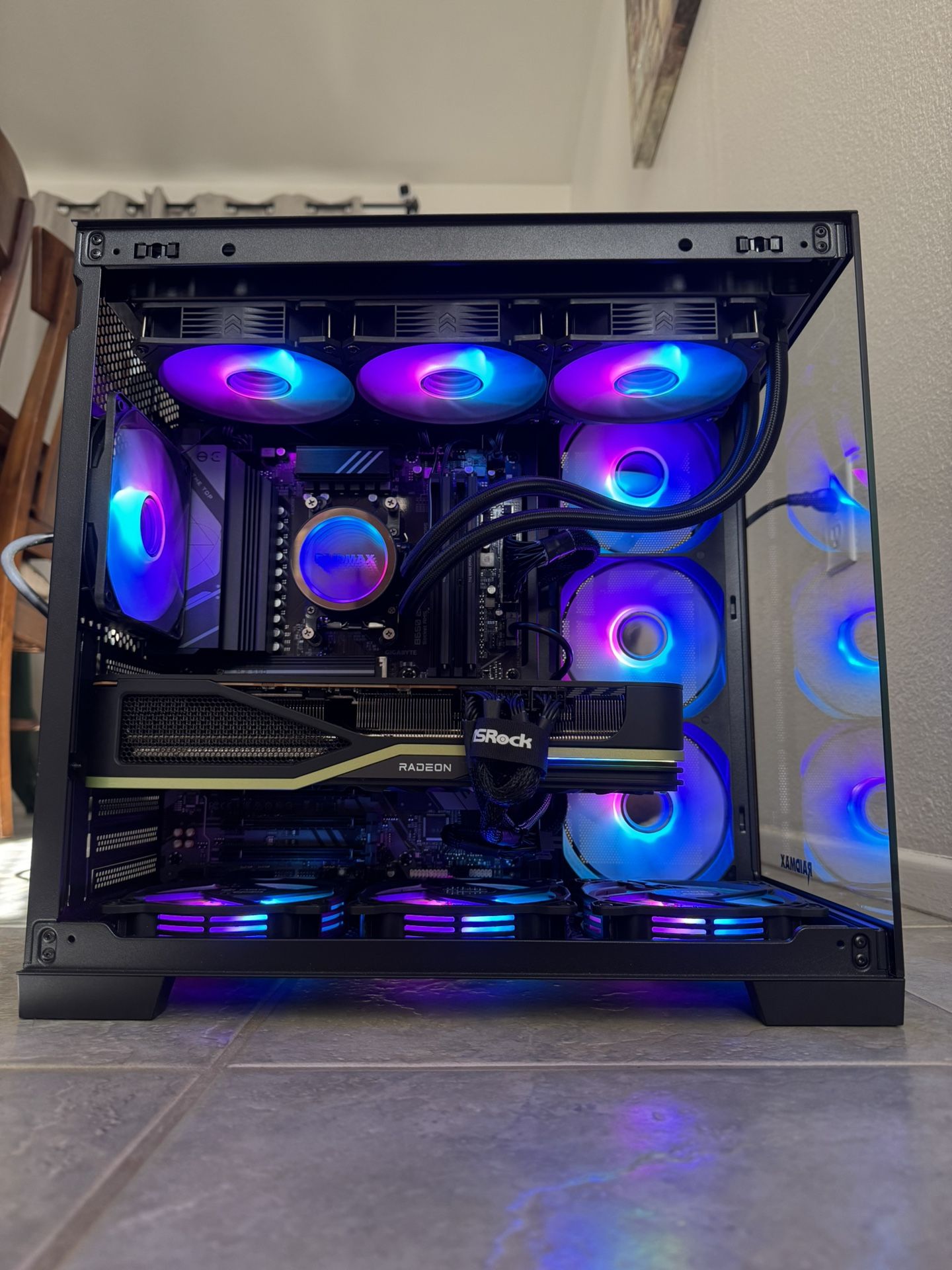 CHRISTMAS DEALS!! Wooden Gaming PC | Ryzen 7 7700X + RX 6950 XT (RTX 4070 Super Equivalent) + 32GB DDR5 + 2TB NVMe | 240+ FPS on Fortnite | $1249