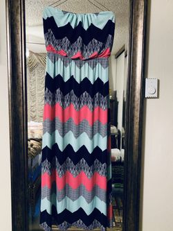 Beautiful stretch fabric dress,  L/XL size