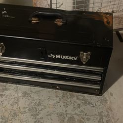 Husky 3 Drawer Toolbox With Tools 