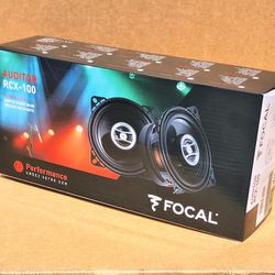 🚨 No Credit Needed 🚨 Focal RCX-100 Car Speakers 4" 2-Way Coaxial Speaker System 60 Watts Auditor Series 🚨 Payment Options Available 🚨 