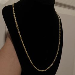 14k Solid Rope Chain 