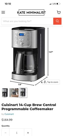Cuisinart 14-Cup Brew Central Programmable Coffeemaker