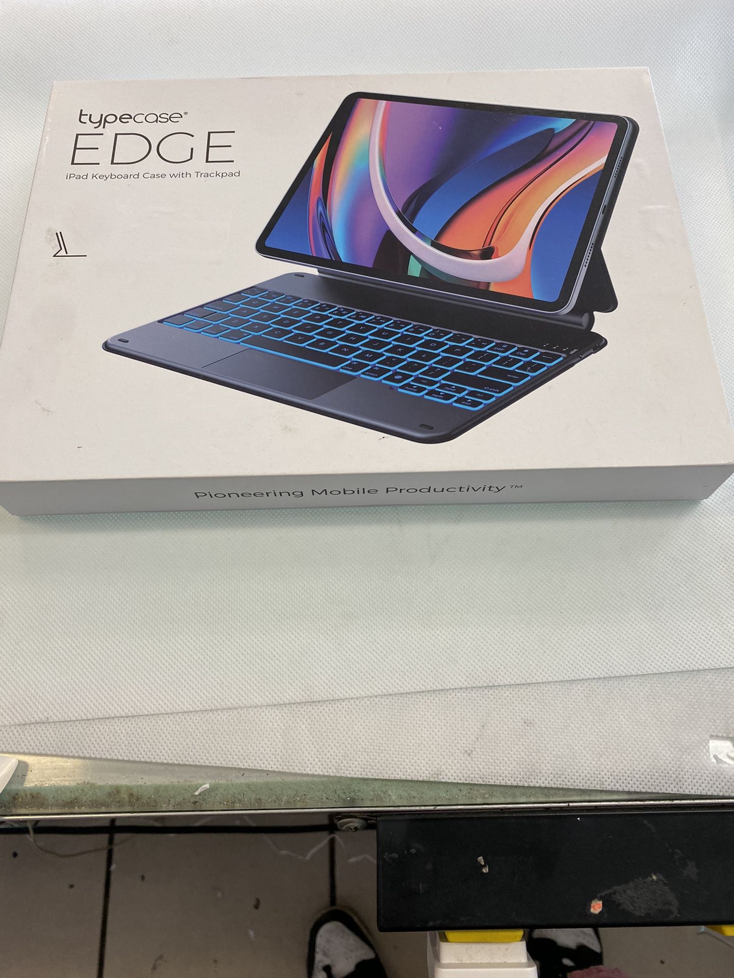 Type Case edge IPad keyboard Case with track board
