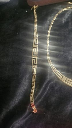 14k Chain And Braclet 