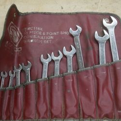  Matco Tools SWC116k 11 piece 6 point short combination wrench set please read. Matco Tools SWC116k 11 piece 6 point short combination wrench set plea