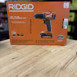18V Cordless 1/2 in. Drill/Driver Kit with (1) 2.0 Ah Battery and Charger