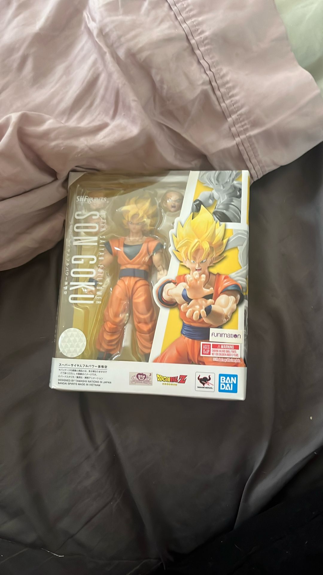Sh Figure arts Super Sayin Goku Box Is Open But Hasnt Been Taken Out The Box