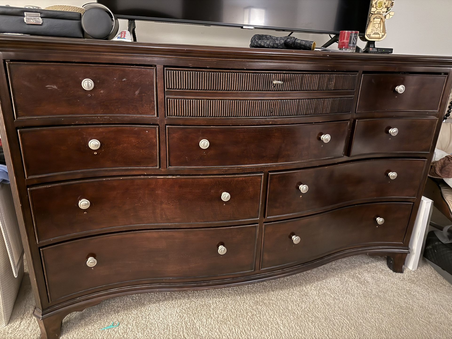 Large Mahogany Dressed