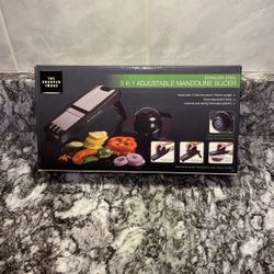 Sharper Image Stainless Steel 3 In 1 Adjustable Mandolins Slicer