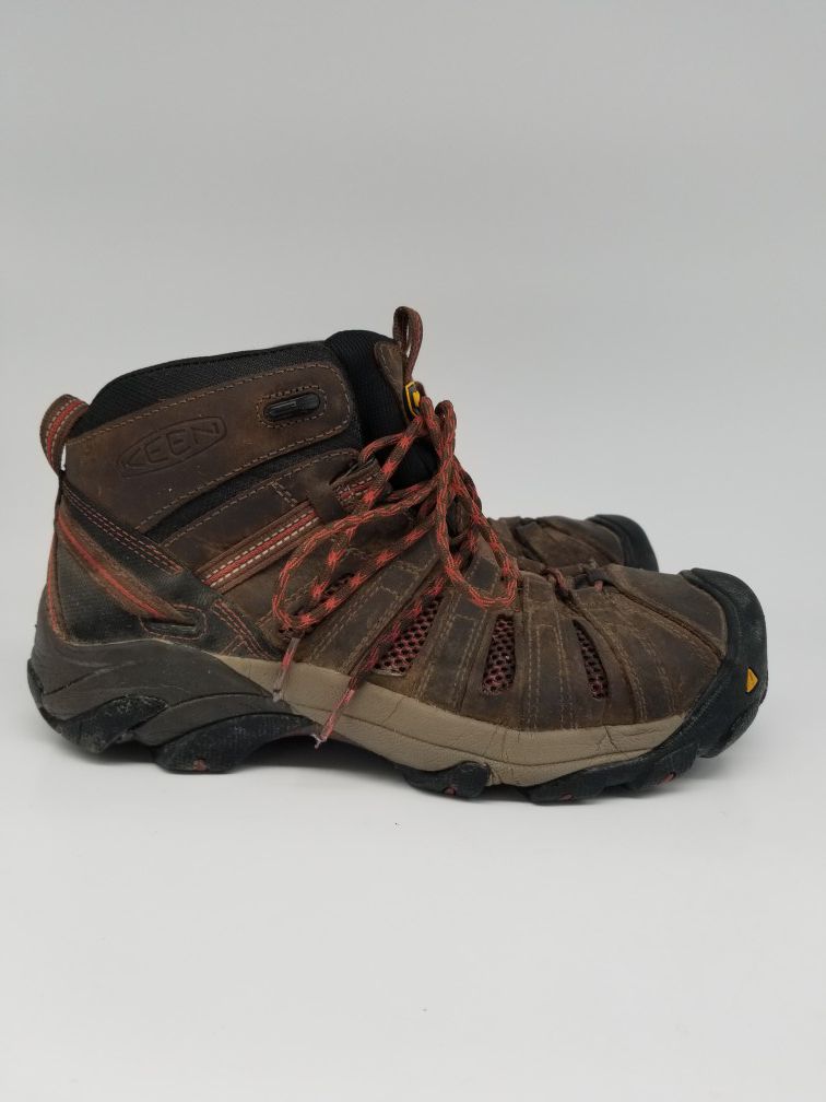 Keen Men's Safety Steel Toe Work Mid Boots ASTM F2413-11 EUC Size 9.5 D. A7
