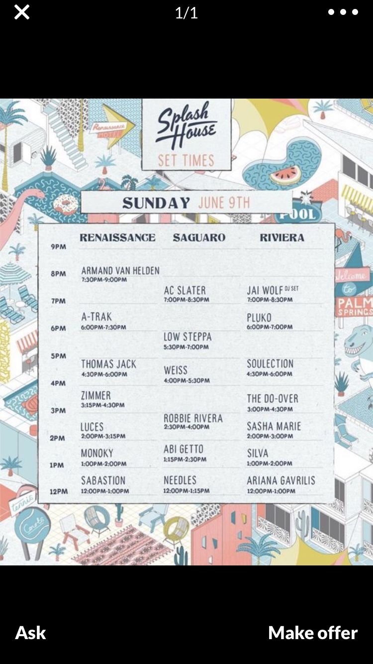 Splash house ticket 2 day