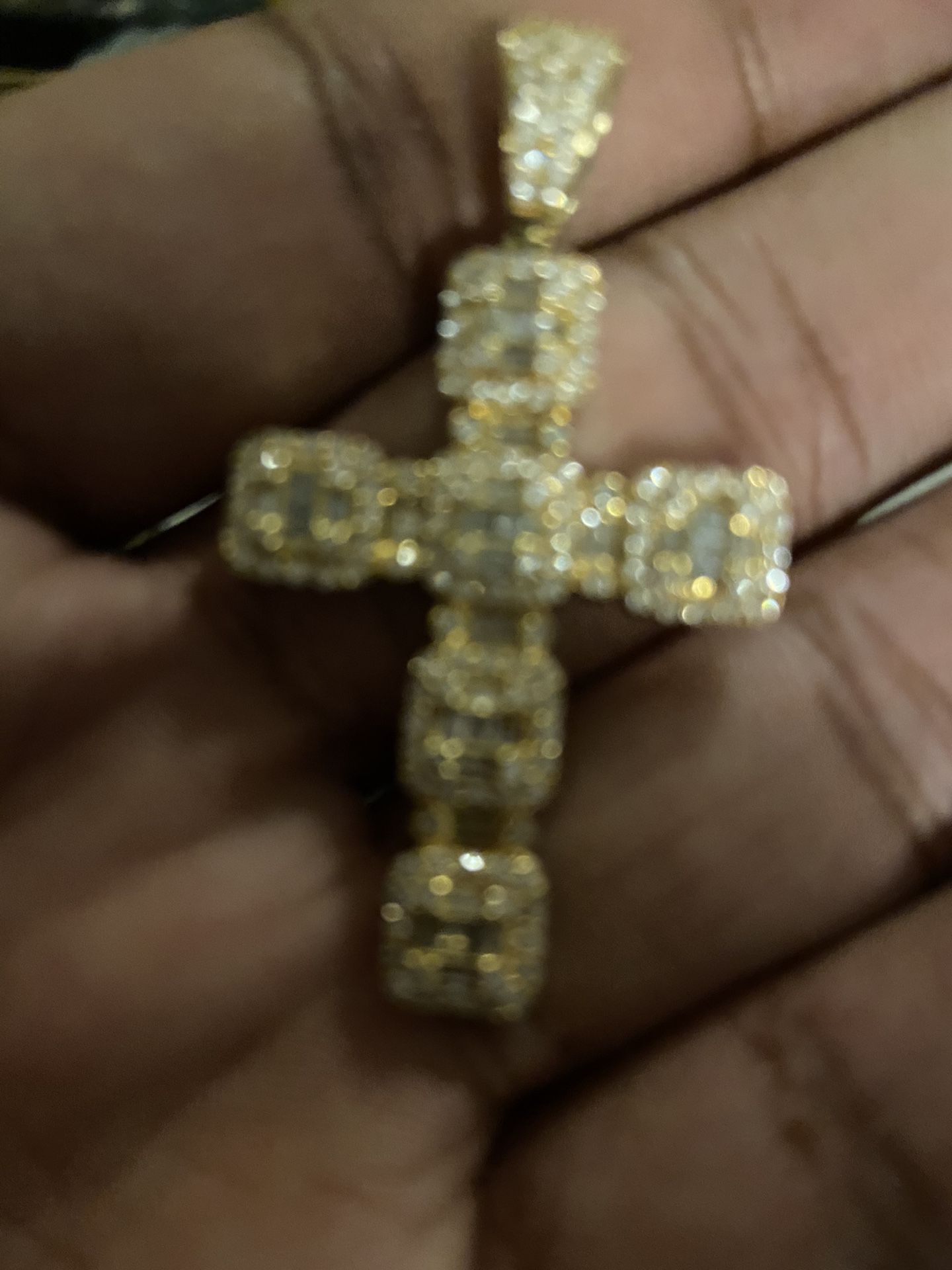 14k solid gold baguettes diamonds 4.6 ct