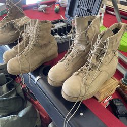 Military Boots Size 9 1/2 And 10