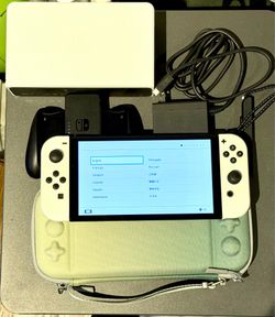 Switch OLED with free carrying case