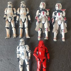 STAR WARS ACTION FIGURES TOY LOT 