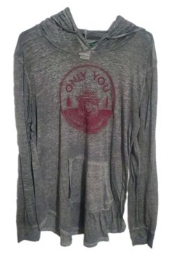Vintage Smokey Bear Lightweight Hoodie XL Jerry Leigh 25x29 Only You Graphic Tee
