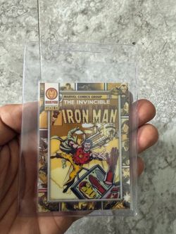 2025 Topps Marvel Chrome Iron Man #118 Comic Cover Gold IM-4