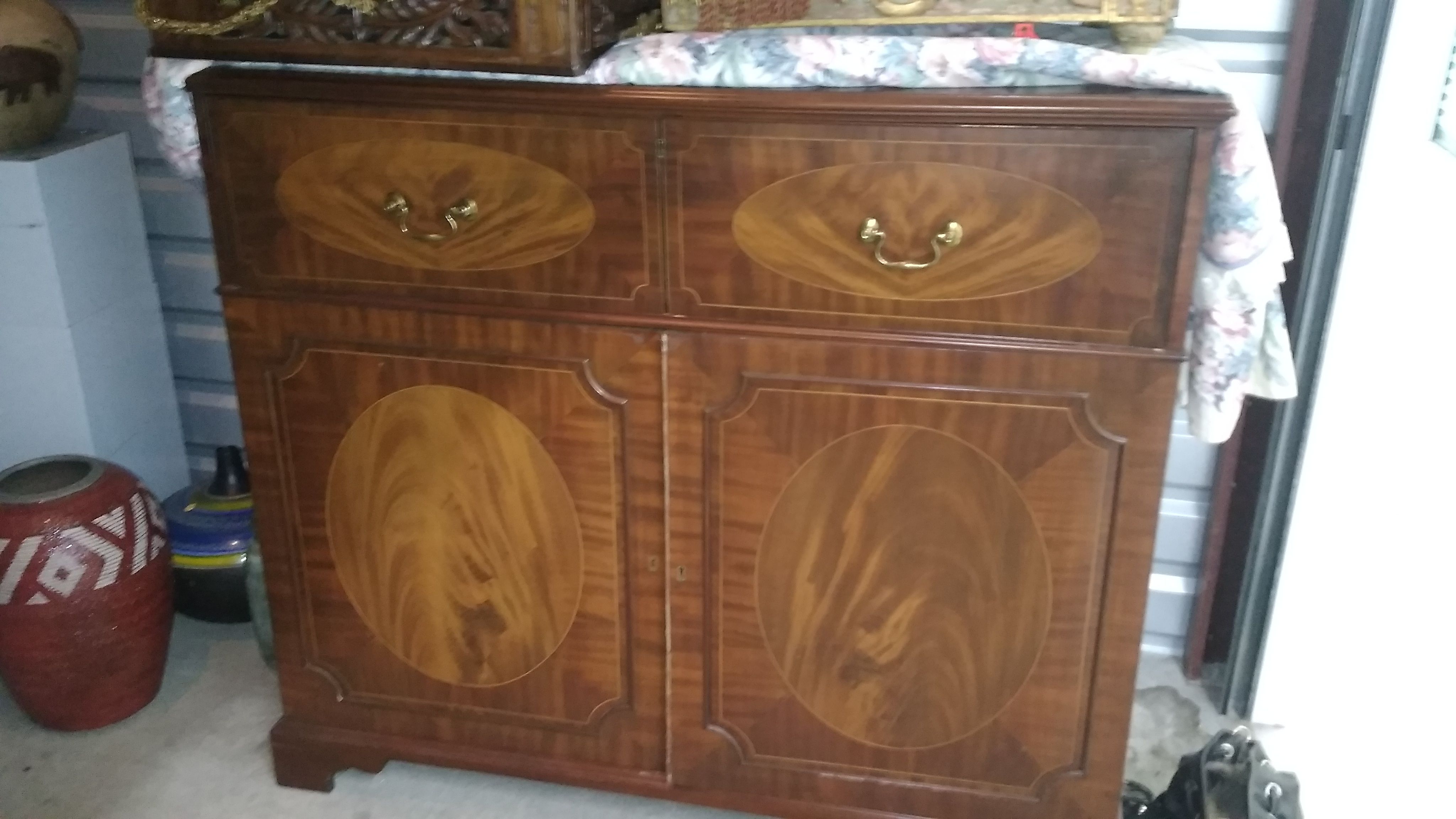 Antique secretary's desk / drop front desk , Restored