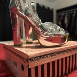 Silver (Open-Toed) Silver/ Platform $15.00