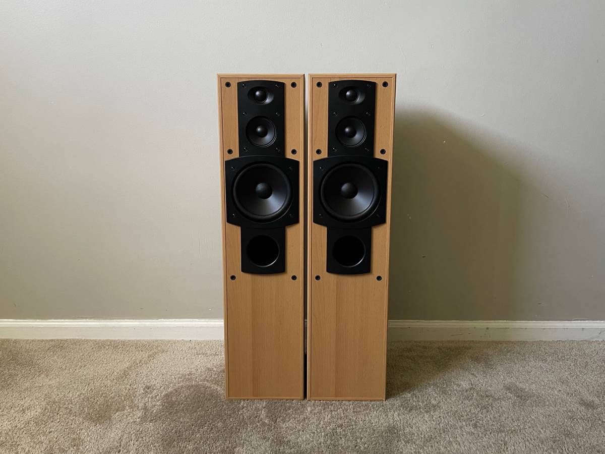 Jamo E550 3 Way Tower Home Floor Standing Speakers