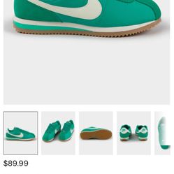 Green Nike Cortez